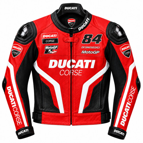 Ducati corse leather jacket - jacket, |